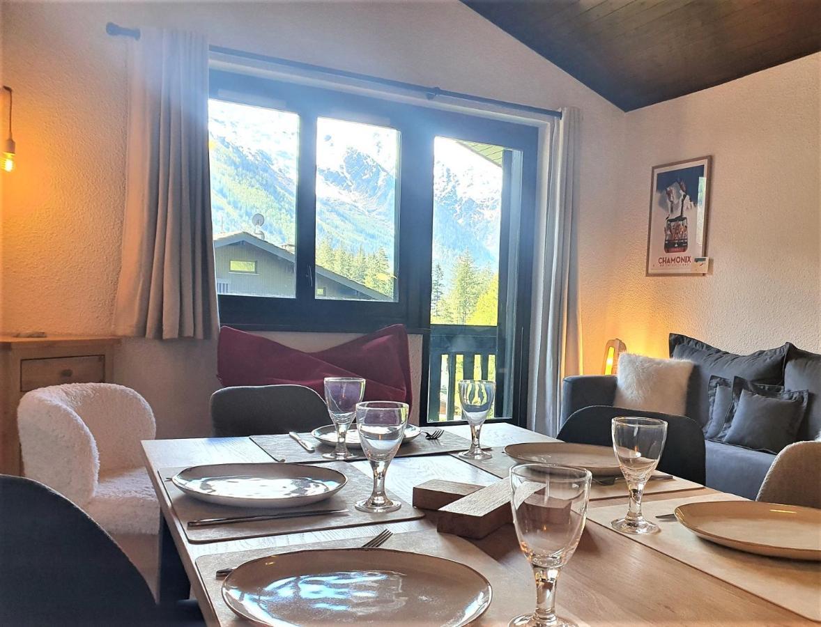 Chamonix Superbe Appartement Vue Mont Blanc المظهر الخارجي الصورة