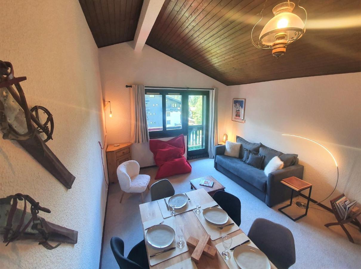 Chamonix Superbe Appartement Vue Mont Blanc المظهر الخارجي الصورة