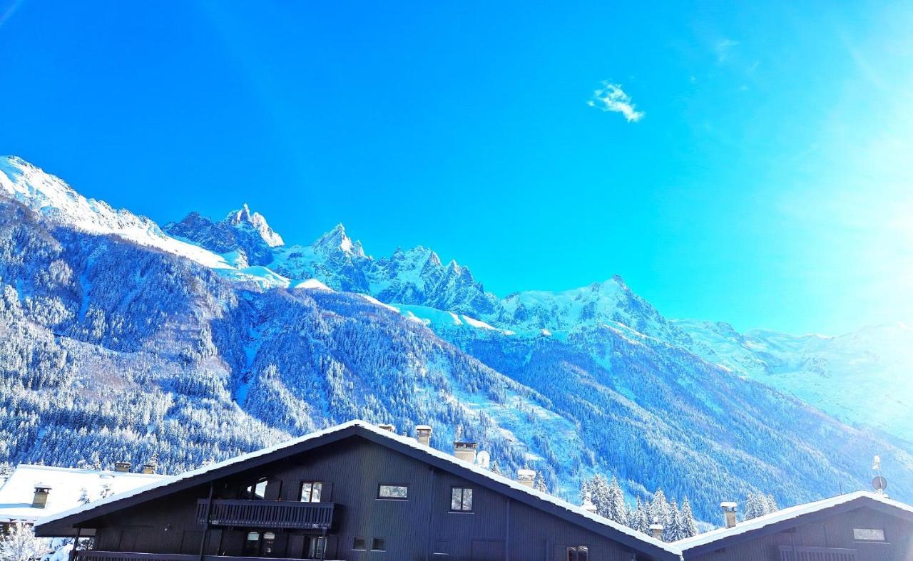 Chamonix Superbe Appartement Vue Mont Blanc المظهر الخارجي الصورة